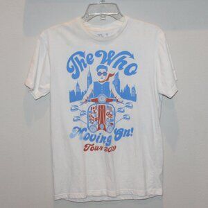 The Who Movin' On Tour 2019 women's Small t-shirt short sleeve cotton